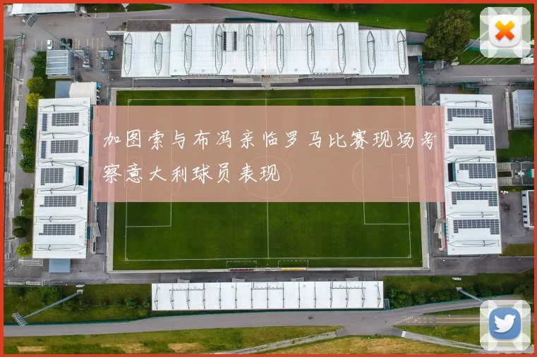 加图索与布冯亲临罗马比赛现场考察意大利球员表现